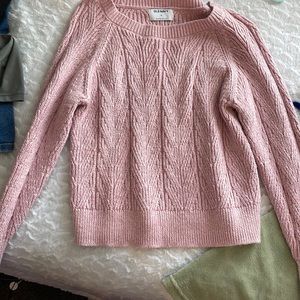 Pink sweater